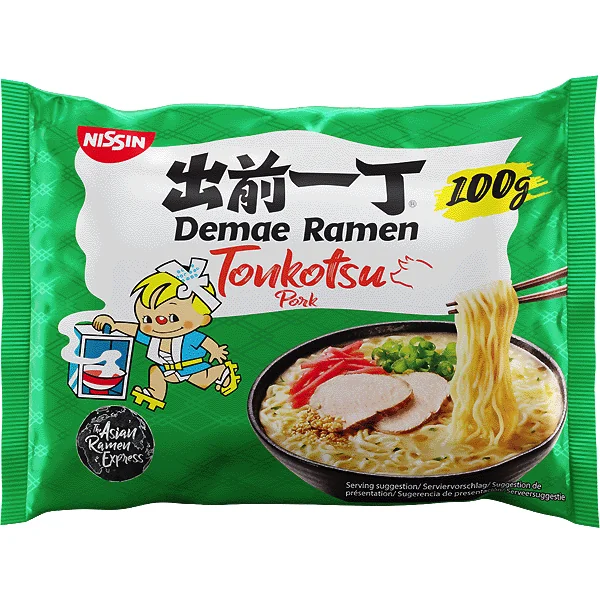 Nissin Demae Tonkotsu Sertéshús Tésztaleves