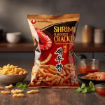 Nongshim Fűszeres és Csípős Rák Chips 75 g