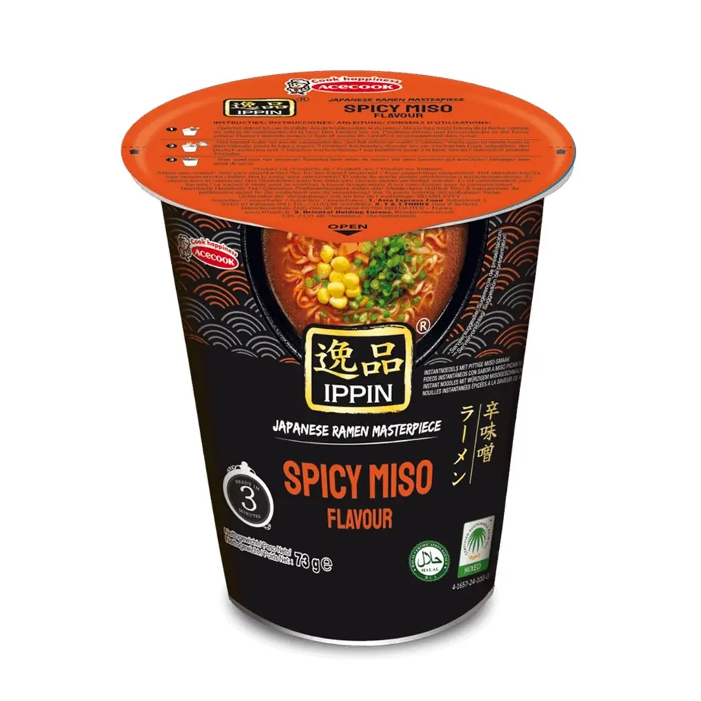 Acecook Instant Csípős Miso Ippin Tészta 73g