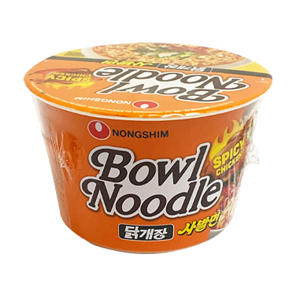 Nongshim Csípős Csirkés Ramen Leves Tálban 100g