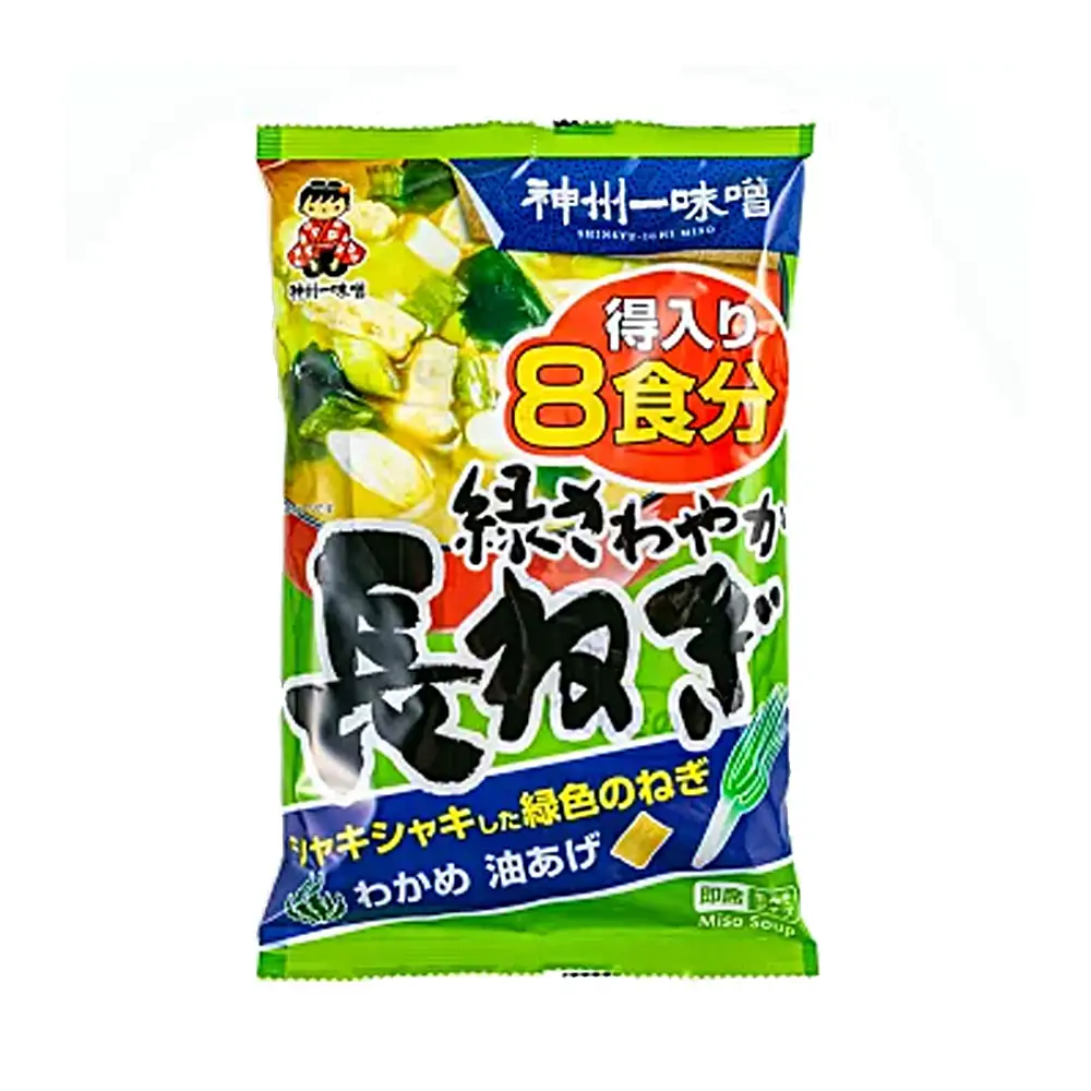 Shinsyu Ichimiso Instant Zöldhagymás Miso Leves (8 adag) 155.2g