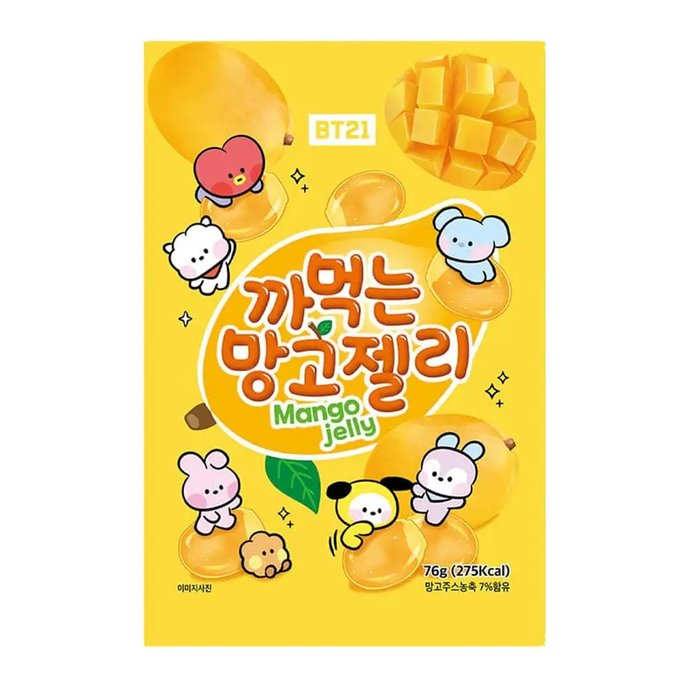 BT21 Peeling Mangós Puha Cukorka 76g