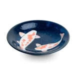 Koi Mintás prémium japán porcelán szószos tál 9cm