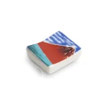 Mintás porcelán evőpálcika tartó 3,5cm