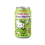 Red Sakura Hello Kitty Szőlős Tejes Ital Boba Zselével 310ml