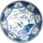 Maneki Neko Mintás prémium japán porcelán tál