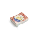 Mintás porcelán evőpálcika tartó 3,5cm