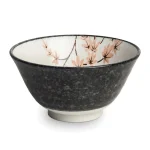 Juharlevél Mintás prémium japán porcelán tál 13cm