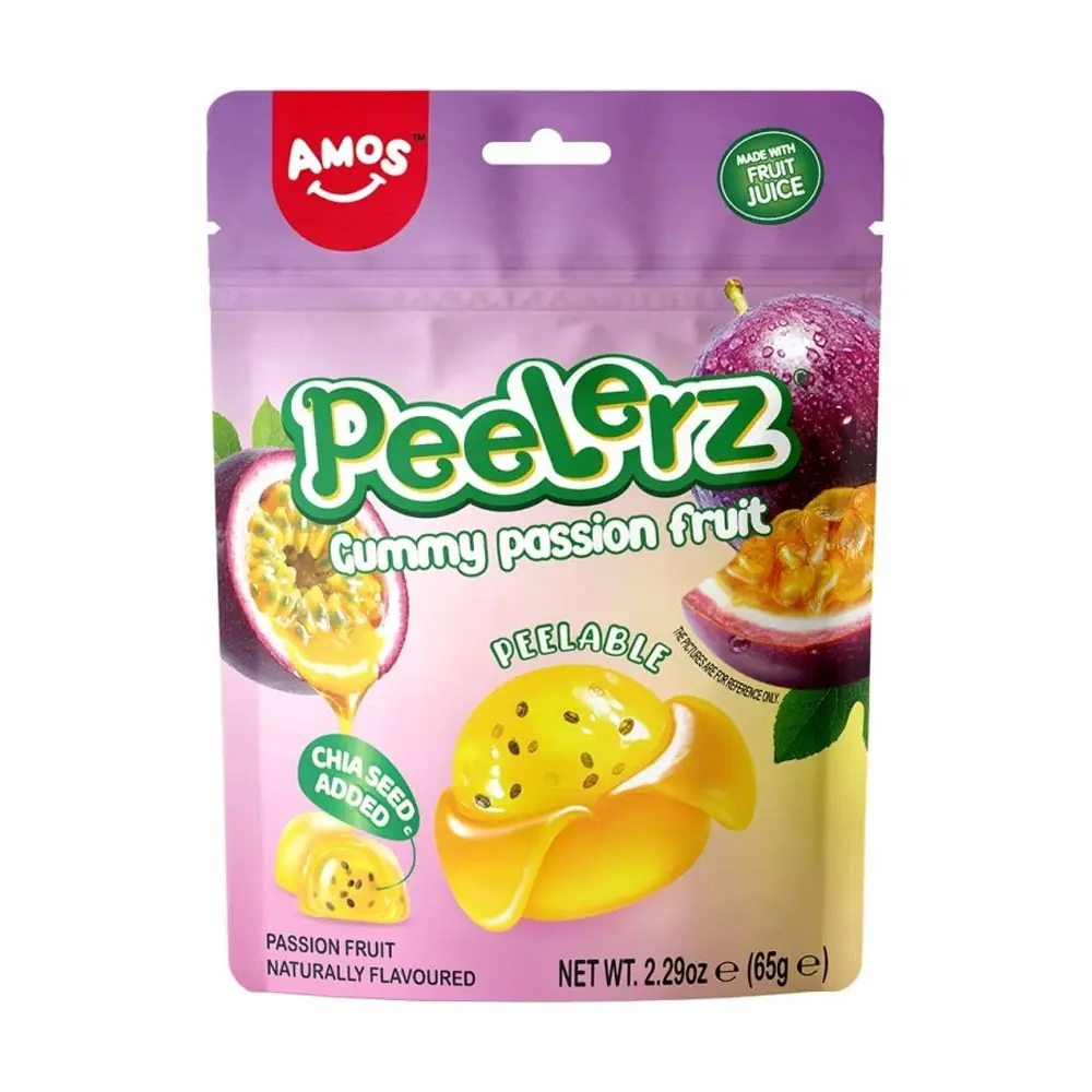 Amos Peelerz Maracujás hámozható gumicukor 65g