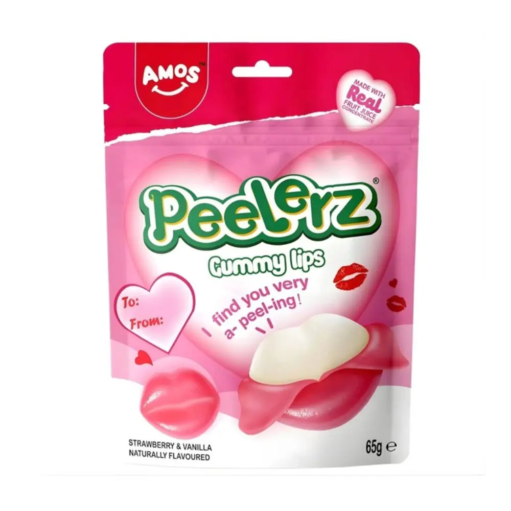 Amos Peelerz Epres és vaníliás hámozható gumicukor 65g