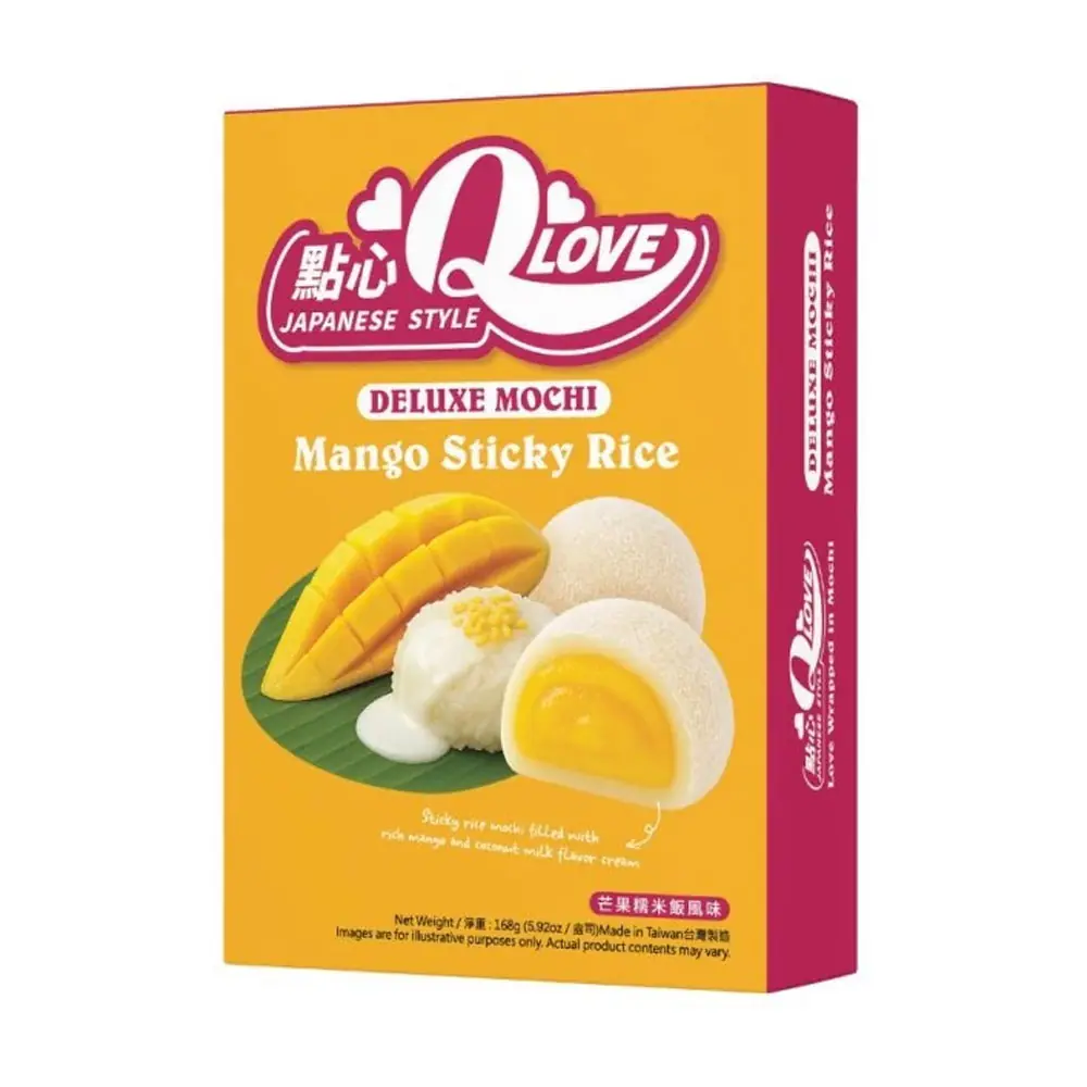QLove Mangós és Ragacsos Rizses Deluxe Mochi 168g