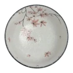 Juharlevél Mintás prémium japán porcelán tál