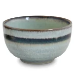 Wasabi mintás prémium japán porcelán matcha tál 13cm