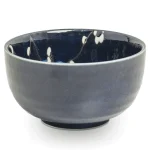 Hana blue prémium japán porcelán matcha tál