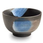 Kurosuishou prémium japán porcelán matcha tál