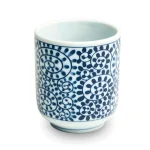 Kék mintás prémium japán porcelán teásbögre 6,5 cm