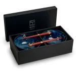 Hana Blue mintás prémium japán porcelán étkészlet