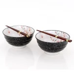 Sakura mintás prémium japán porcelán étkészlet