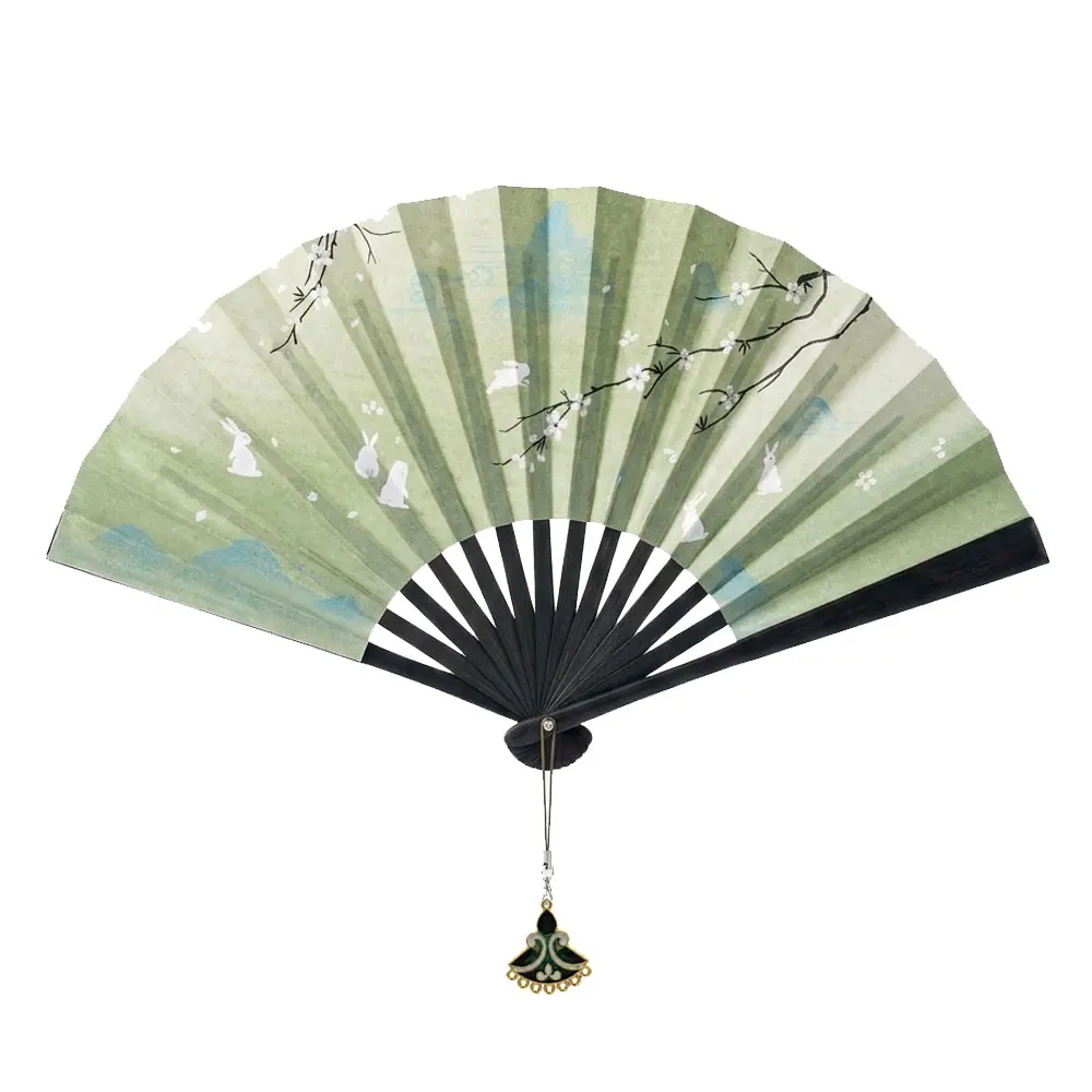 Mintás japán bambusz legyező