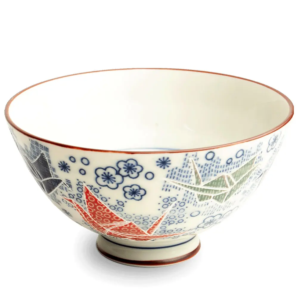 Origami prémium japán porcelán tál