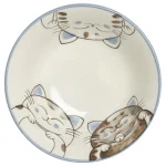 Három Cica mintás porcelán tál