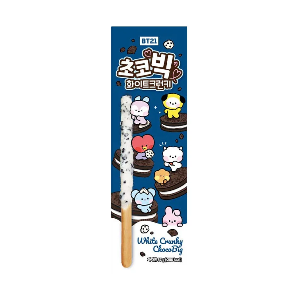 BT21 Chocobig Fehércsokoládés Ropi 57g
