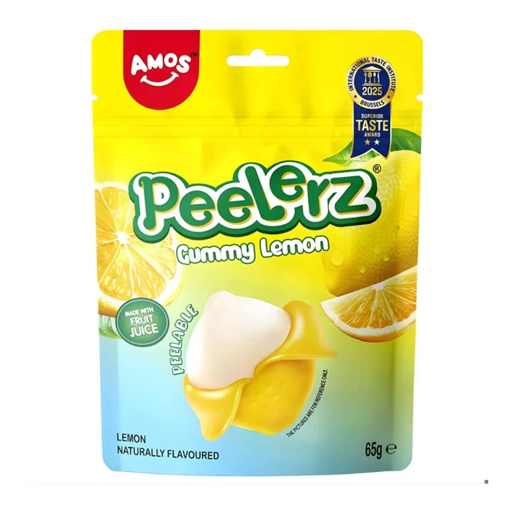 Amos Peelerz Hámozható Citromos gumicukor 65g