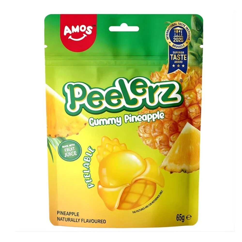 Amos Peelerz Hámozható Ananászos gumicukor 65g