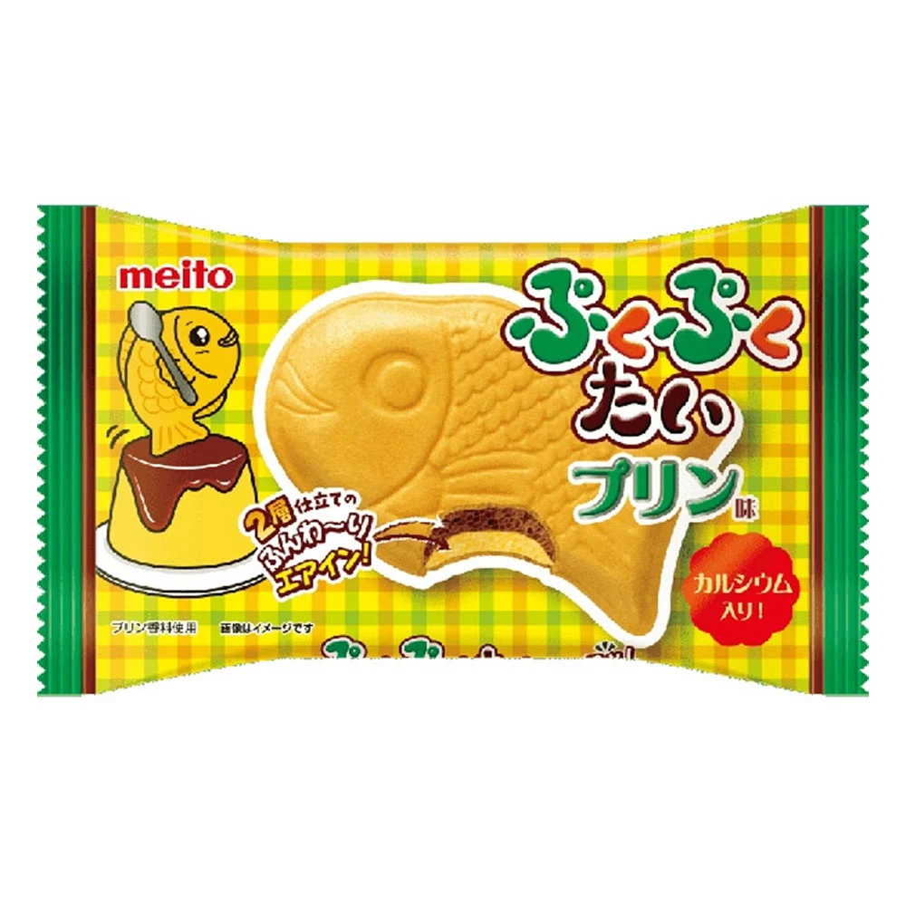 Meito Puku Puku Tai Puding Ízű Keksz 16.5g